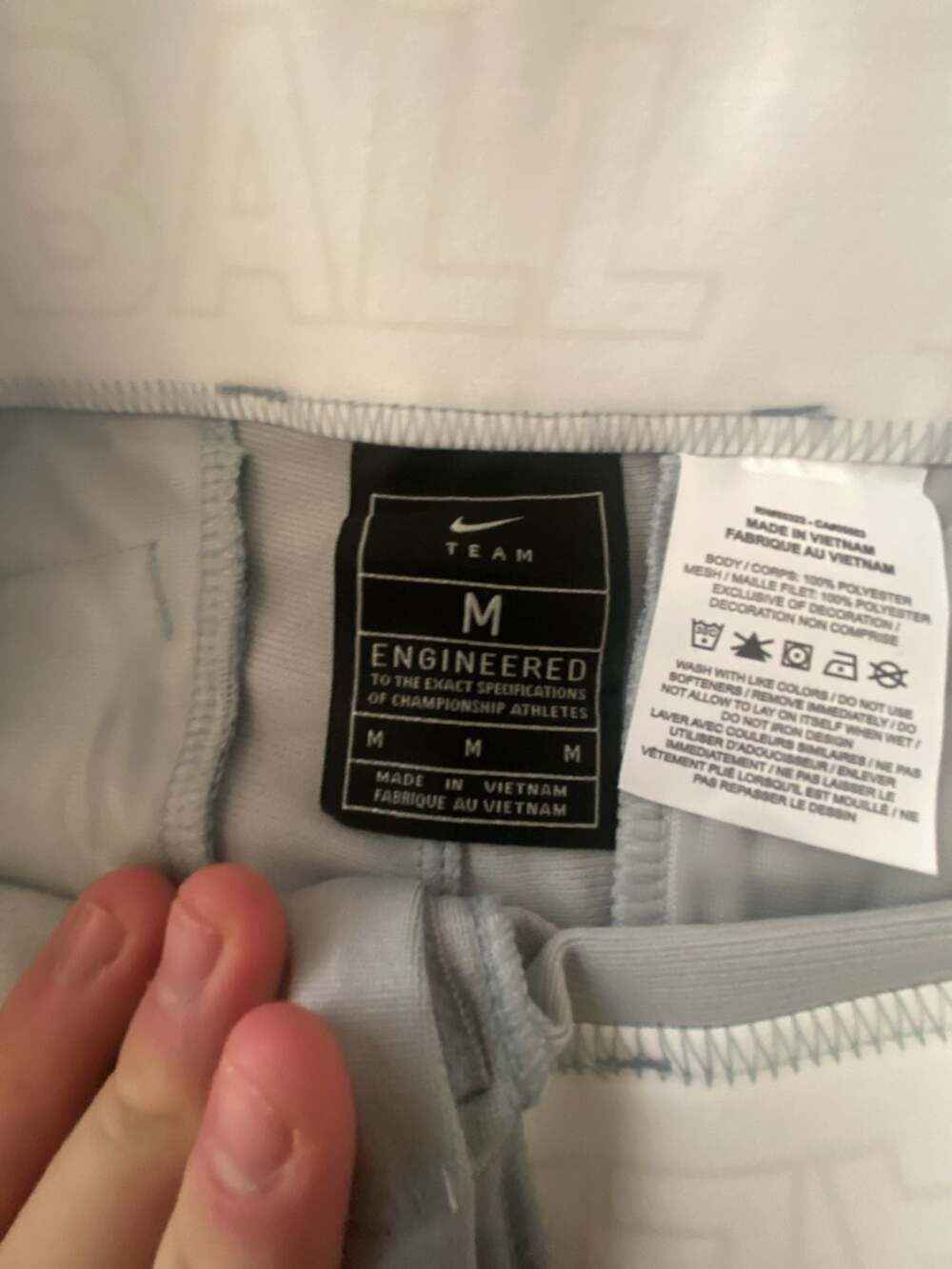 Nike Vapor Select Men's Baseball Knicker Pants Gray Size Medium - Picture 3 of 7
